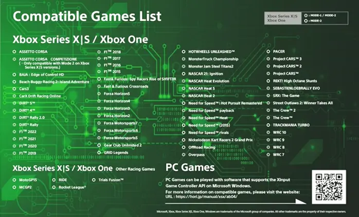 Steering Wheel Acceleration for Xbox Gen X|S by HORI - Authorized by Microsoft